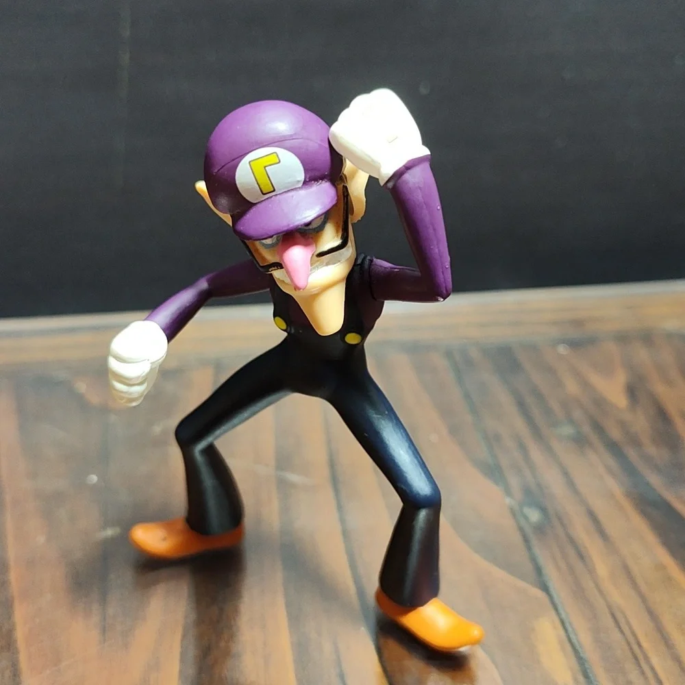 Vintage Nintendo Super Mario Bros Figures Set - Mario Luigi Waluigi Donkey Kong